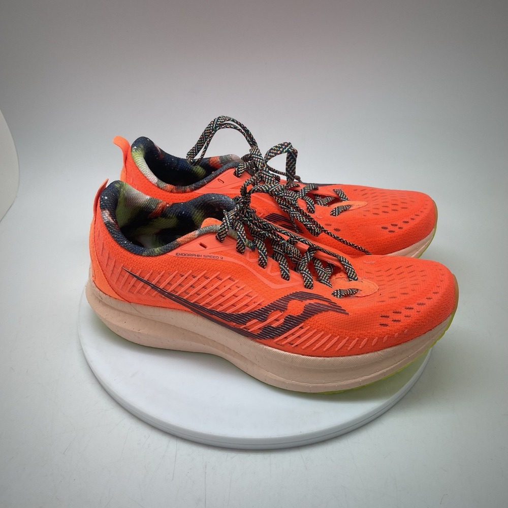 Saucony Sneakers Womens 9.5 Endorphin Speed 4 S10688-45 Orange Running Shoes